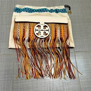 BNWT and duster Tory Burch Clutch